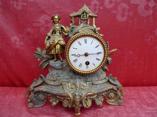 Belle vieux horloge - belle,