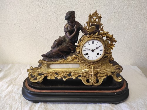 Ancienne horloge pendule - ancienne, horloge,