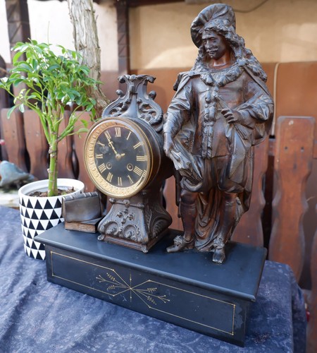Horloge pendule cheminée - horloge, de