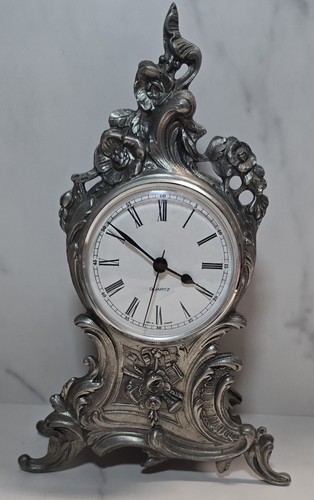 Horloge cheminée etain - cheminée,